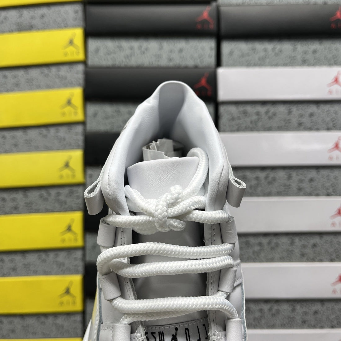 Air Jordan 11 White Patent Mid