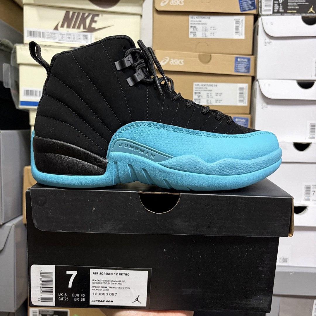 Air Jordan 12 Black Aqua