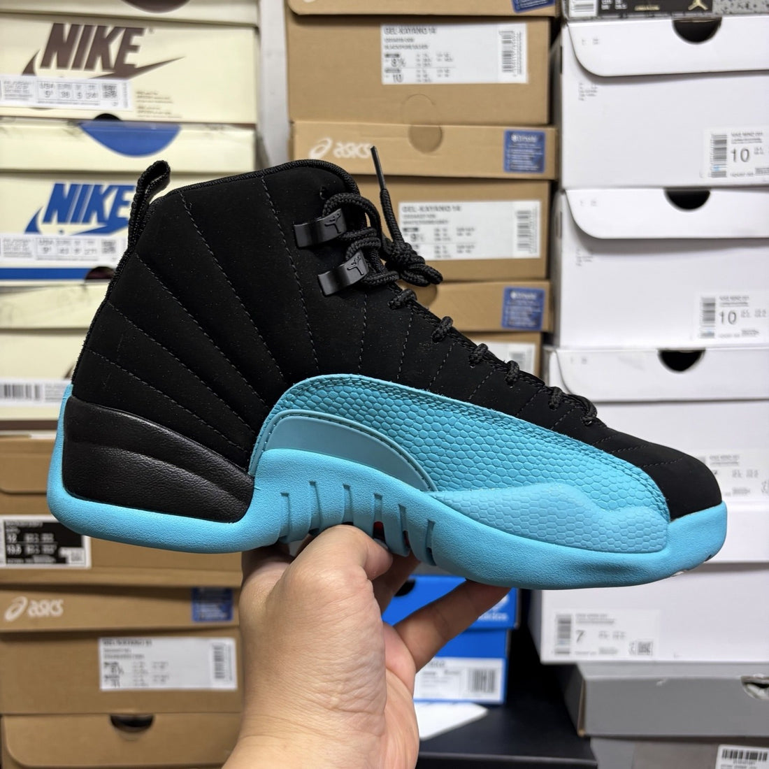 Air Jordan 12 Black Aqua