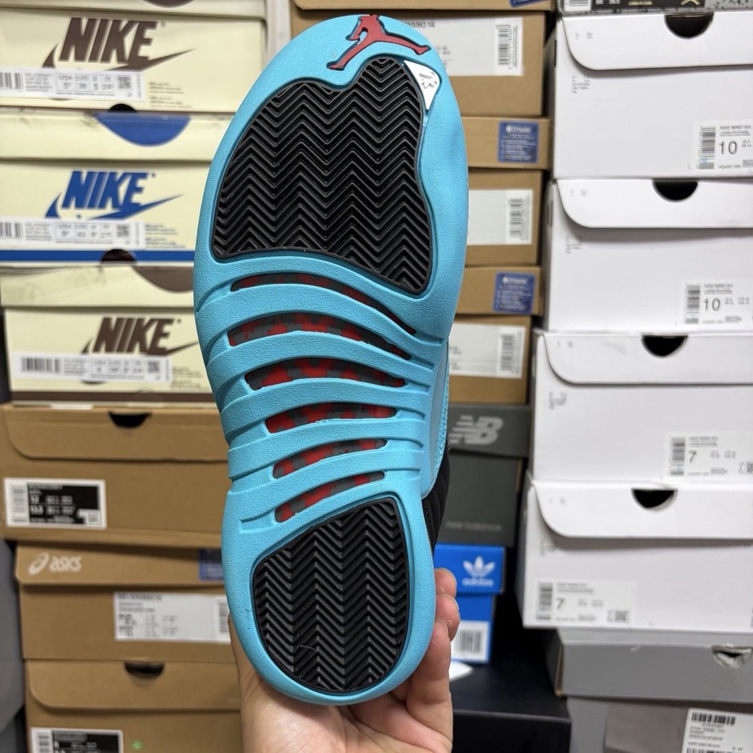 Air Jordan 12 Black Aqua