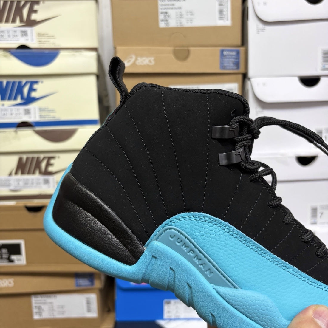Air Jordan 12 Black Aqua