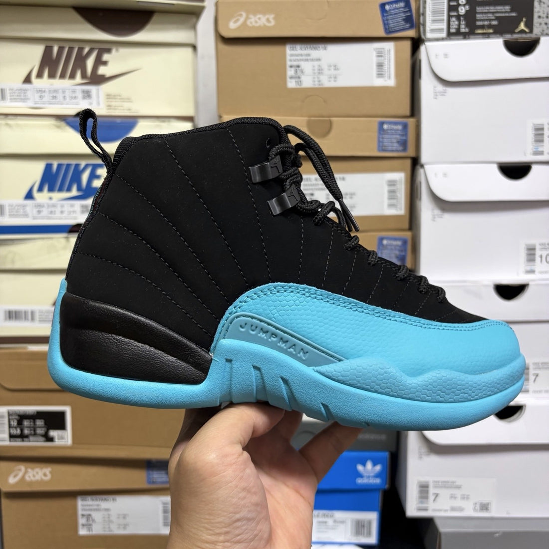 Air Jordan 12 Black Aqua