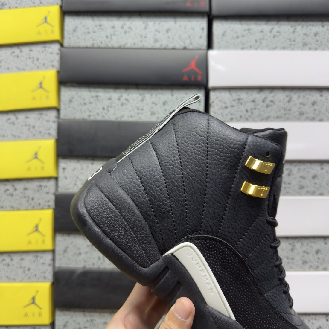 Air Jordan 12 Black Gold Taxi