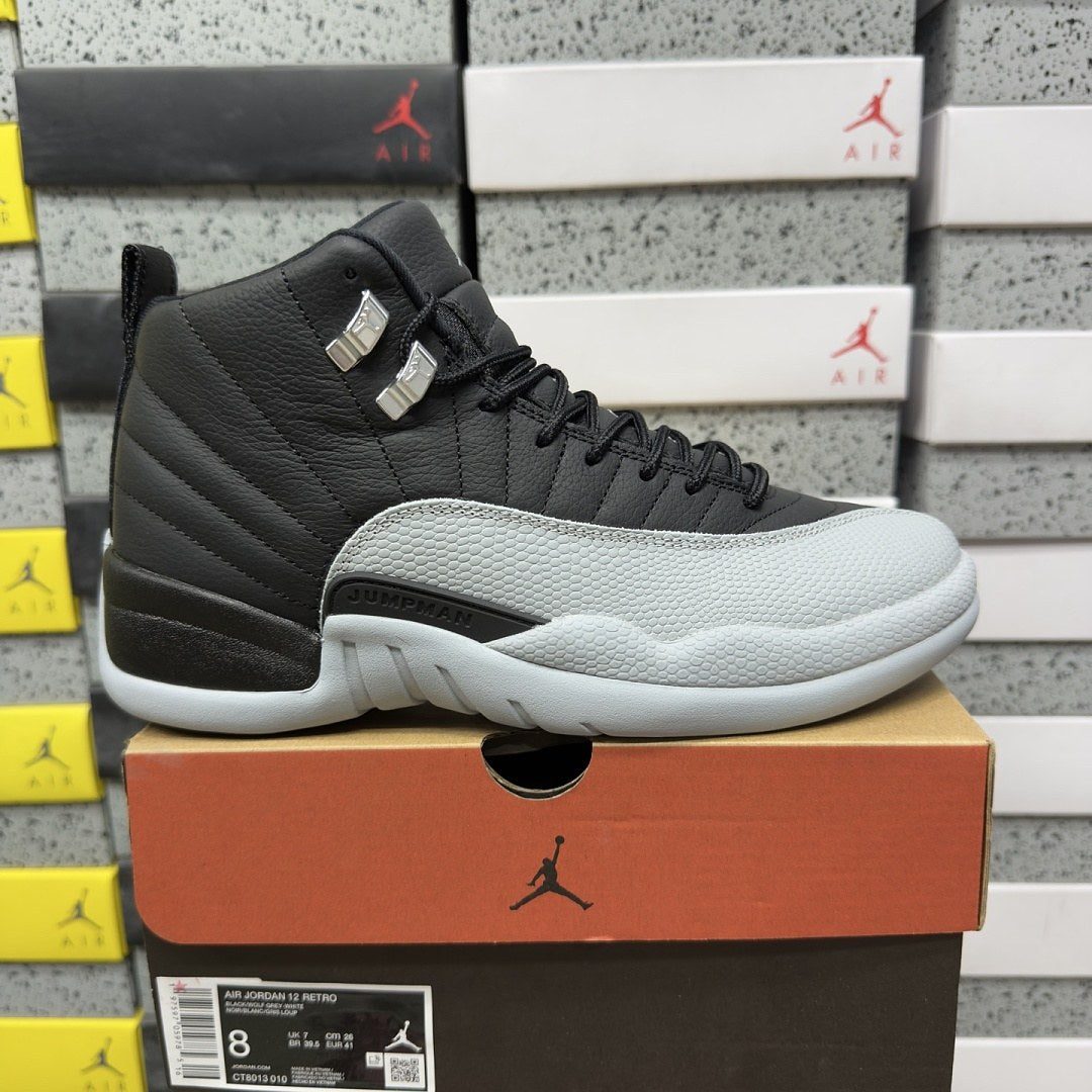 Air Jordan 12 Black Grey