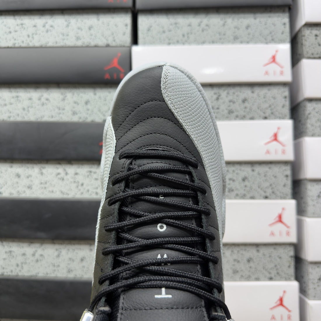 Air Jordan 12 Black Grey