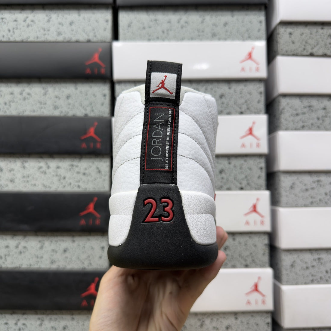 Air Jordan 12 Playoffs White