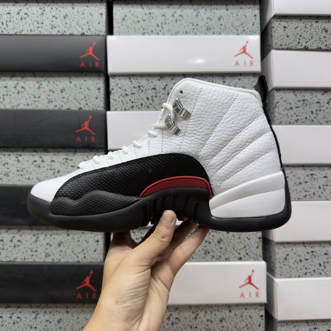 Air Jordan 12 Playoffs White