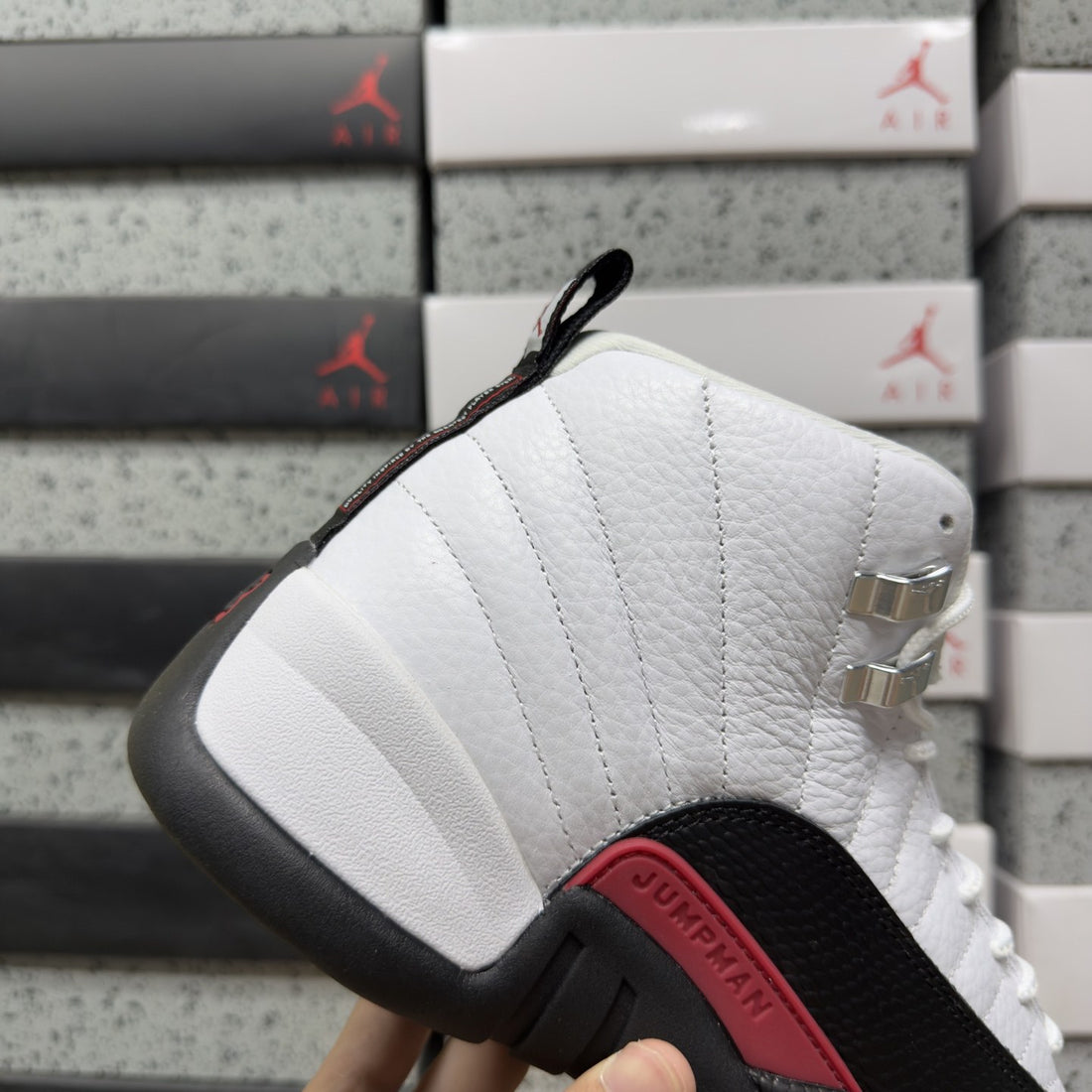 Air Jordan 12 Playoffs White