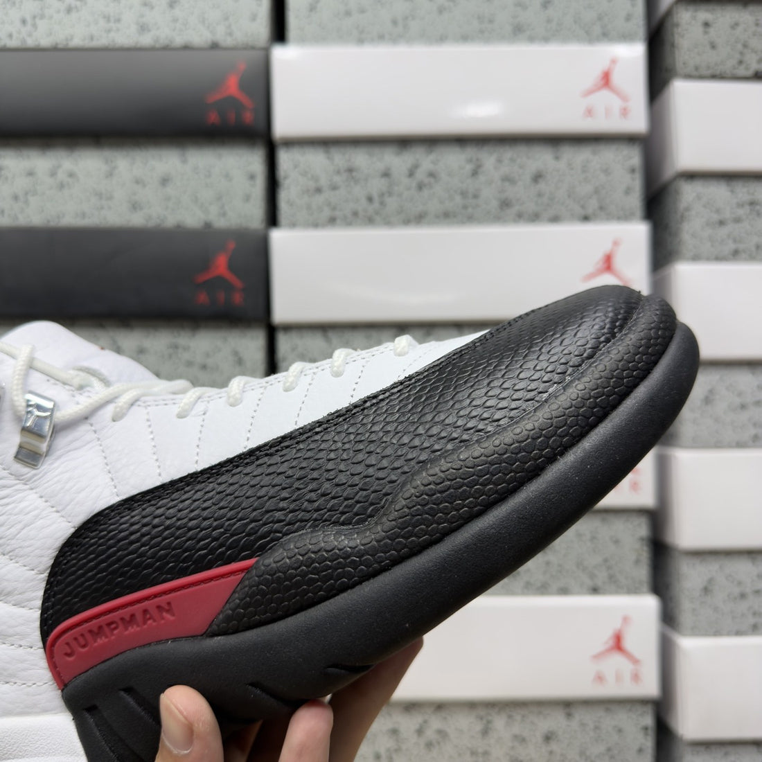 Air Jordan 12 Playoffs White