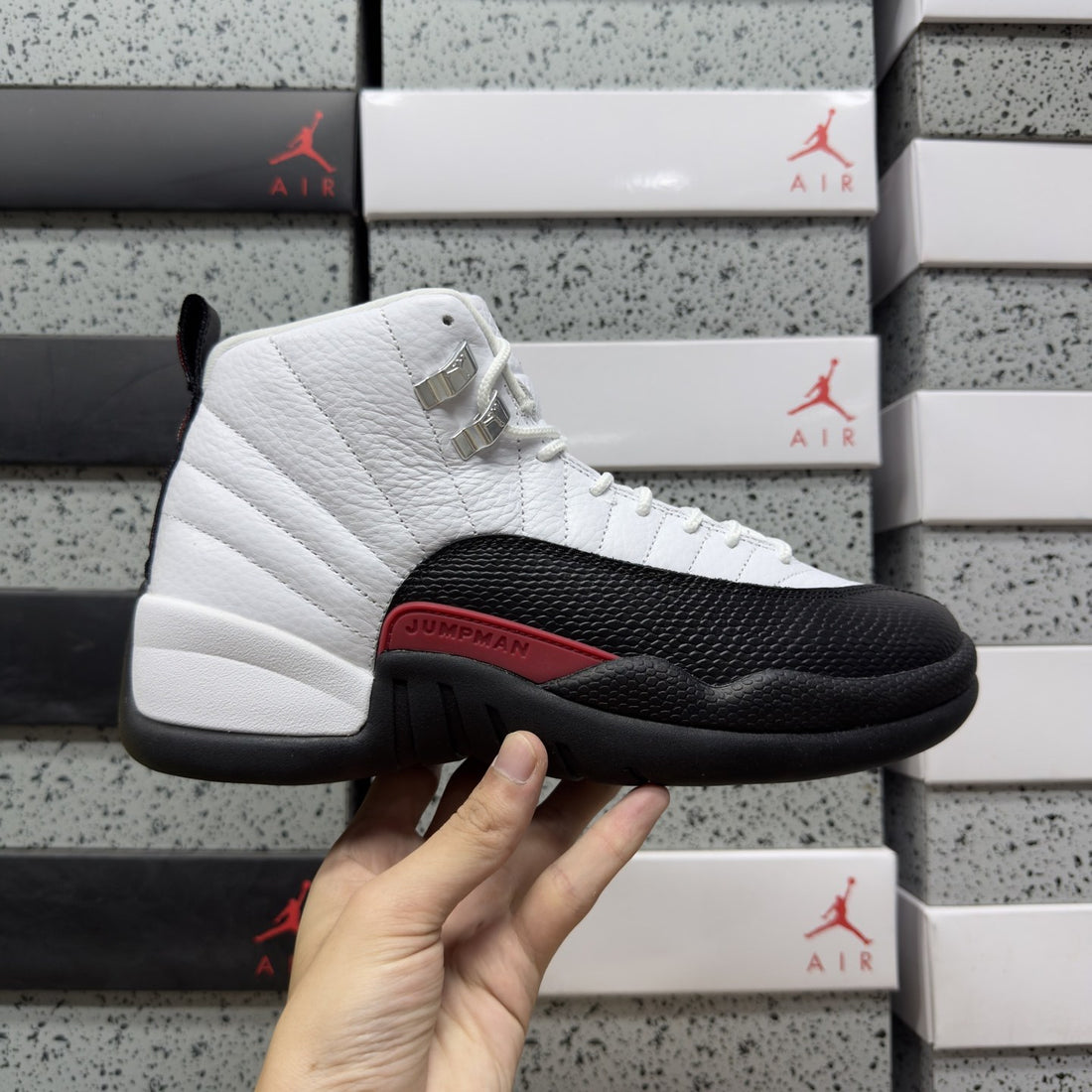 Air Jordan 12 Playoffs White