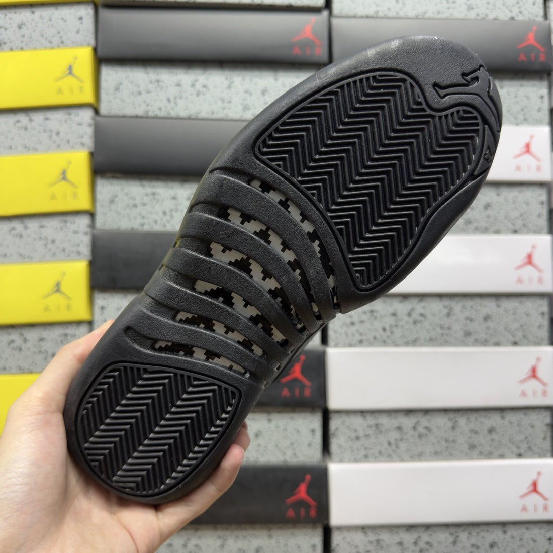 Air Jordan 12 Triple Black Dark