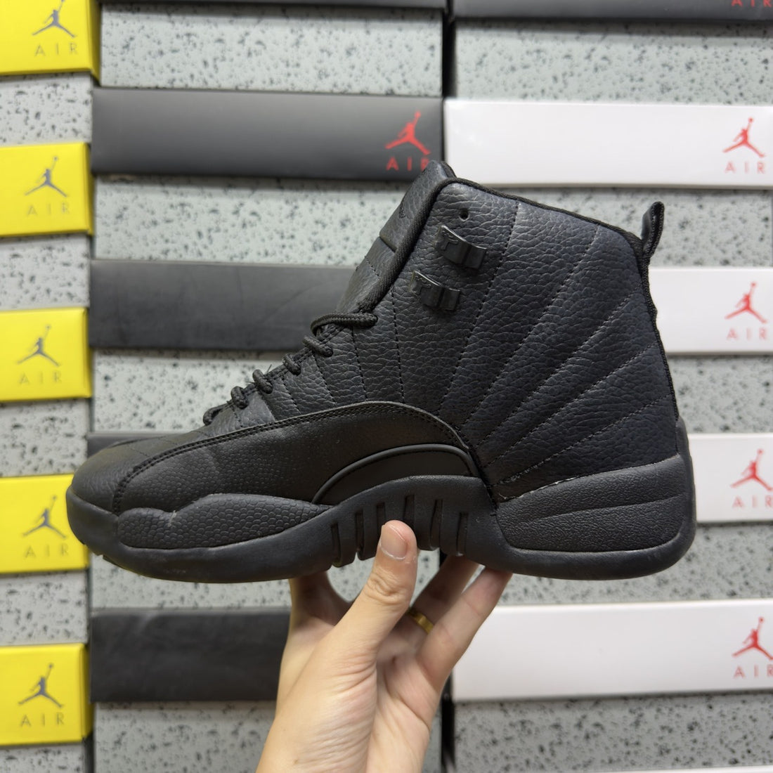 Air Jordan 12 Triple Black Dark