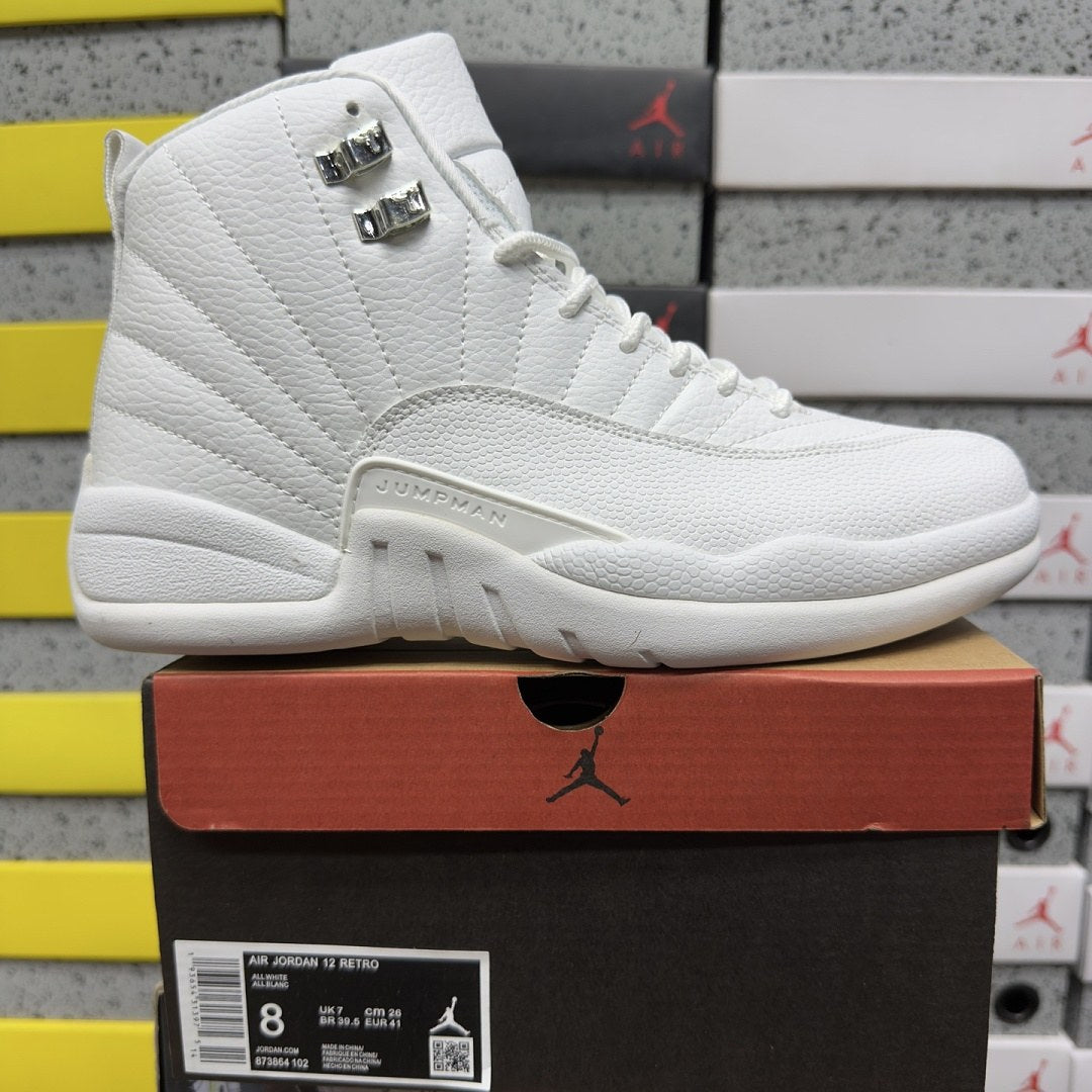 Air Jordan 12 White Chrome