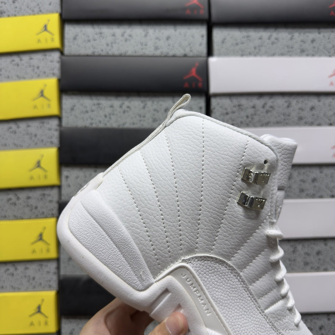 Air Jordan 12 White Chrome