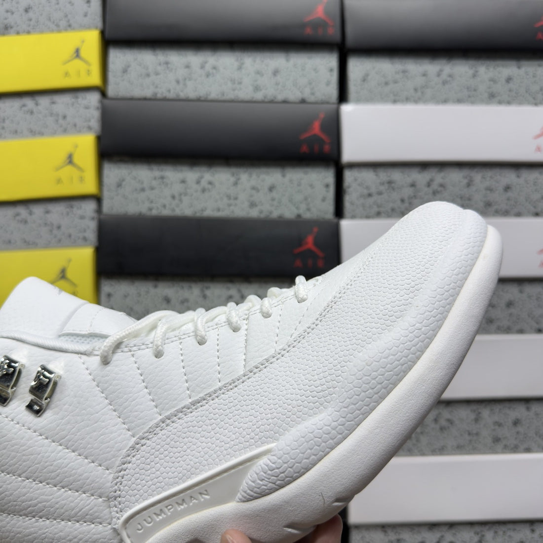 Air Jordan 12 White Chrome