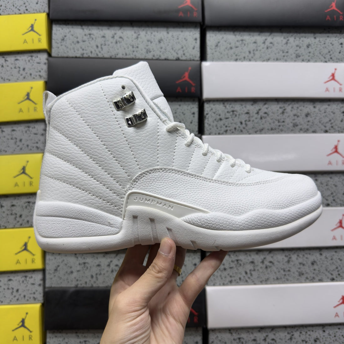 Air Jordan 12 White Chrome