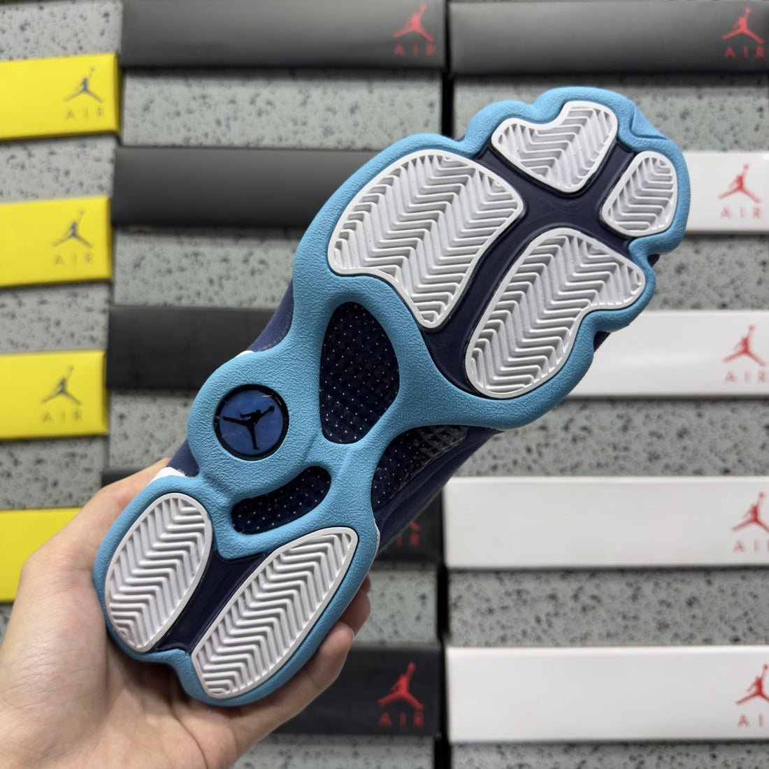 Air Jordan 13 French Blue White