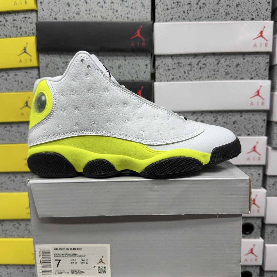 Air Jordan 13 Volt White