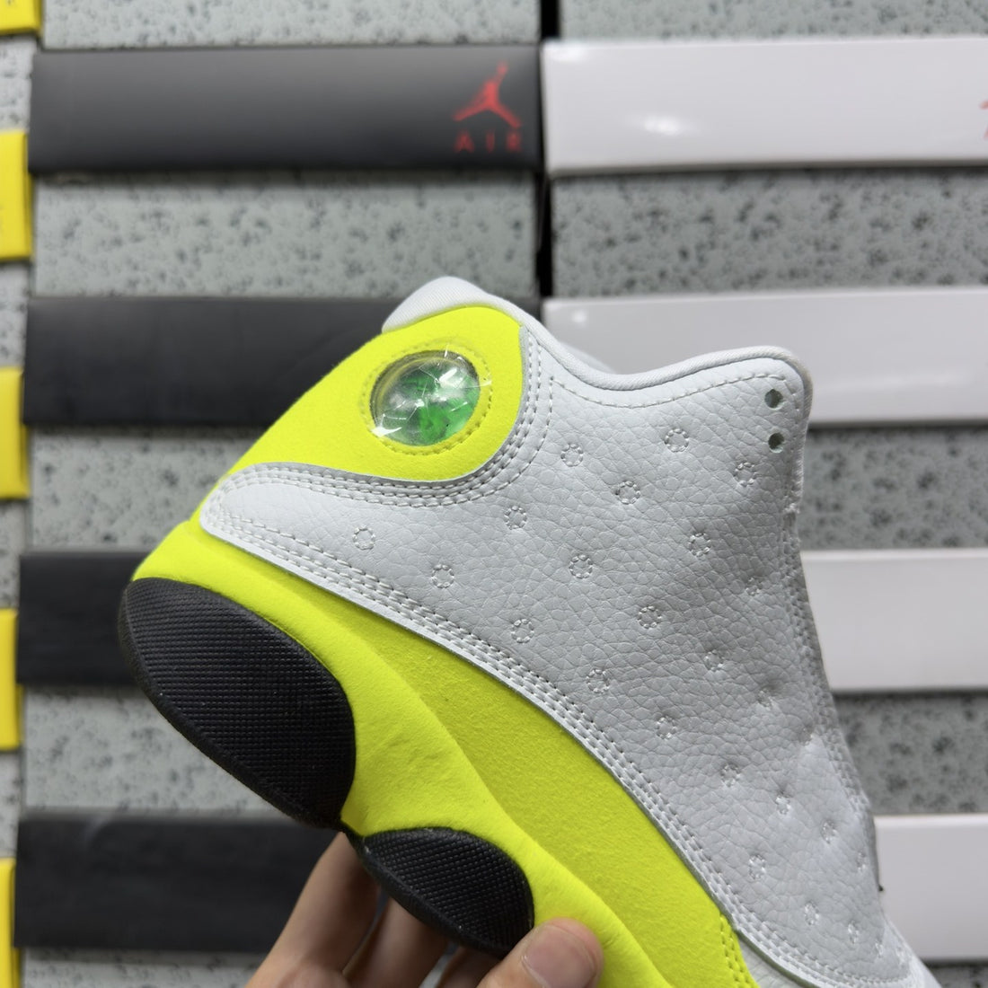 Air Jordan 13 Volt White