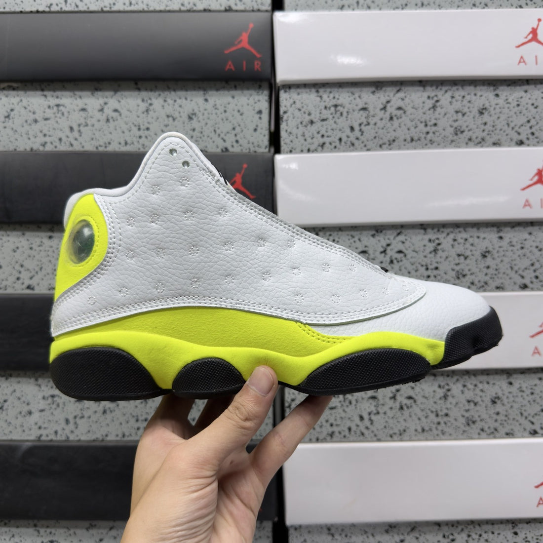 Air Jordan 13 Volt White