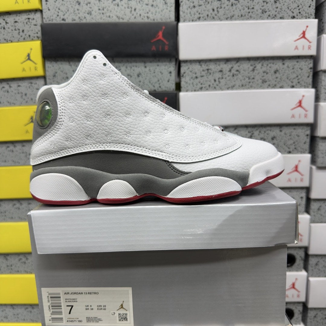 Air Jordan 13 Wolf Grey White