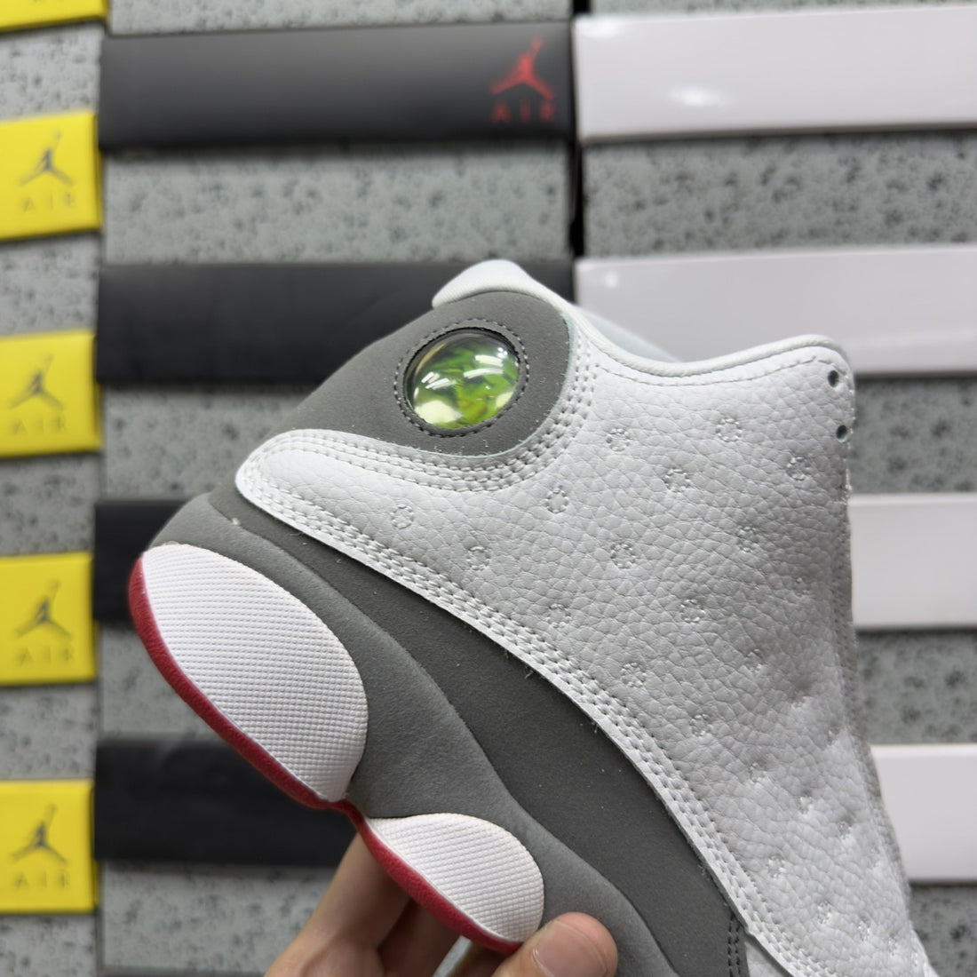 Air Jordan 13 Wolf Grey White