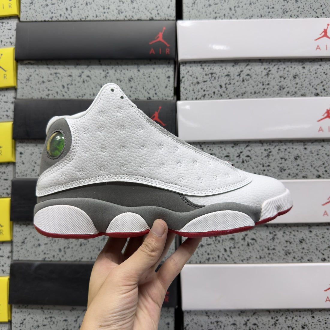Air Jordan 13 Wolf Grey White
