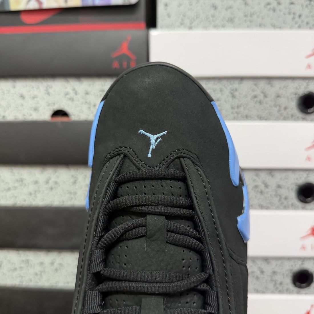 Air Jordan 14 Black University Blue