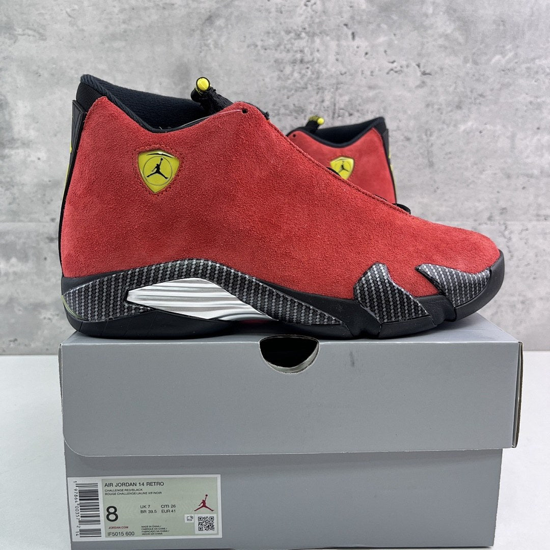Air Jordan 14 Ferrari Red Suede