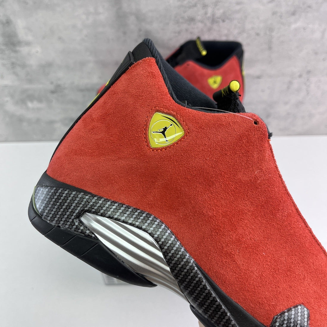 Air Jordan 14 Ferrari Red Suede
