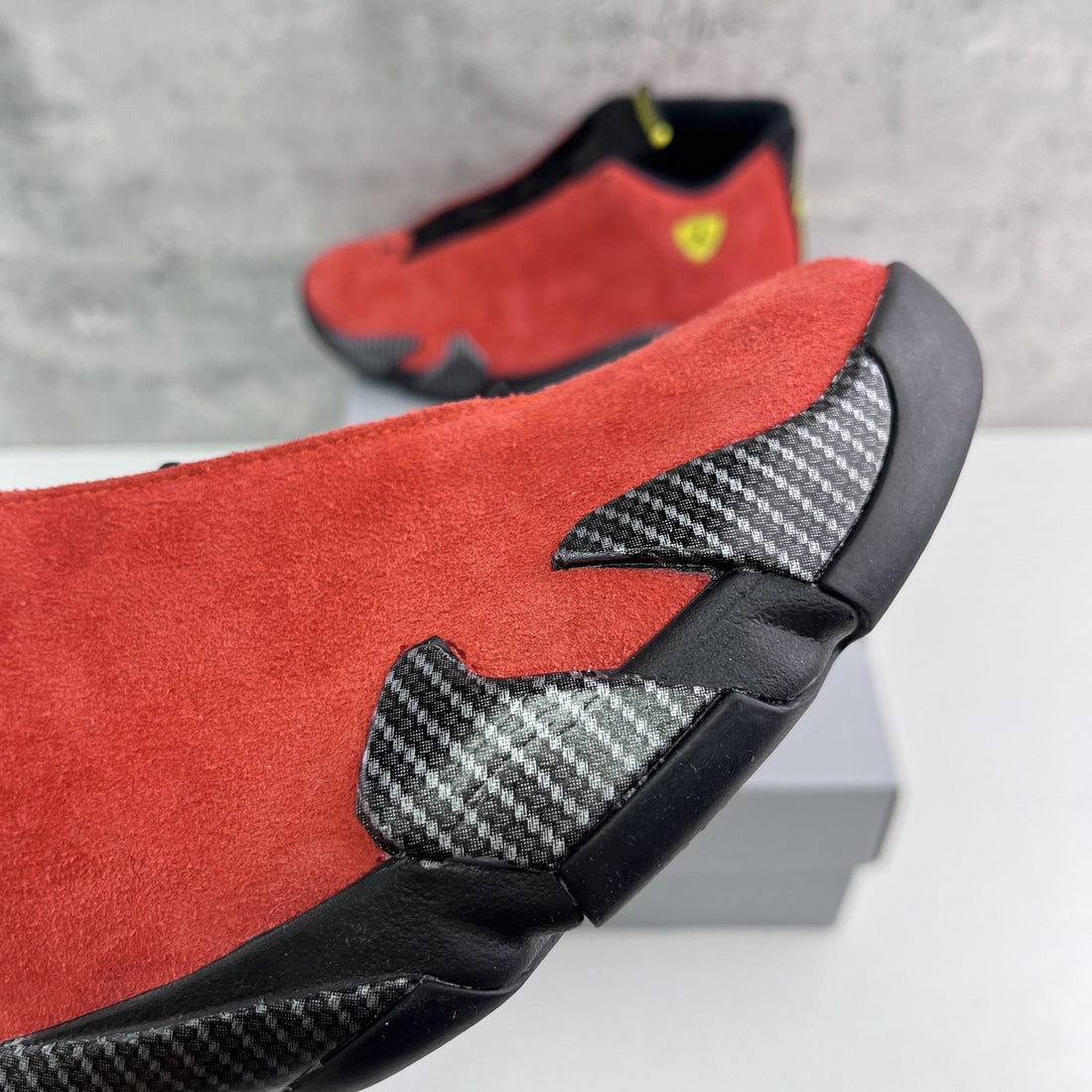 Air Jordan 14 Ferrari Red Suede