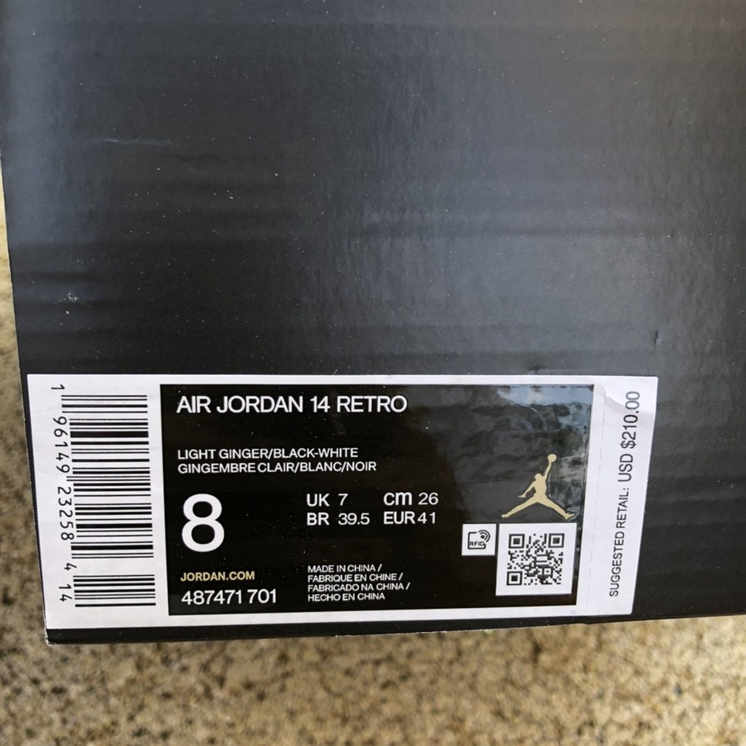 Air Jordan 14 Ginger Yellow