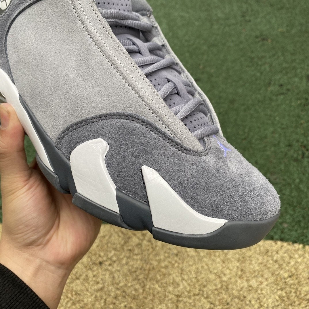 Air Jordan 14 Grey Suede