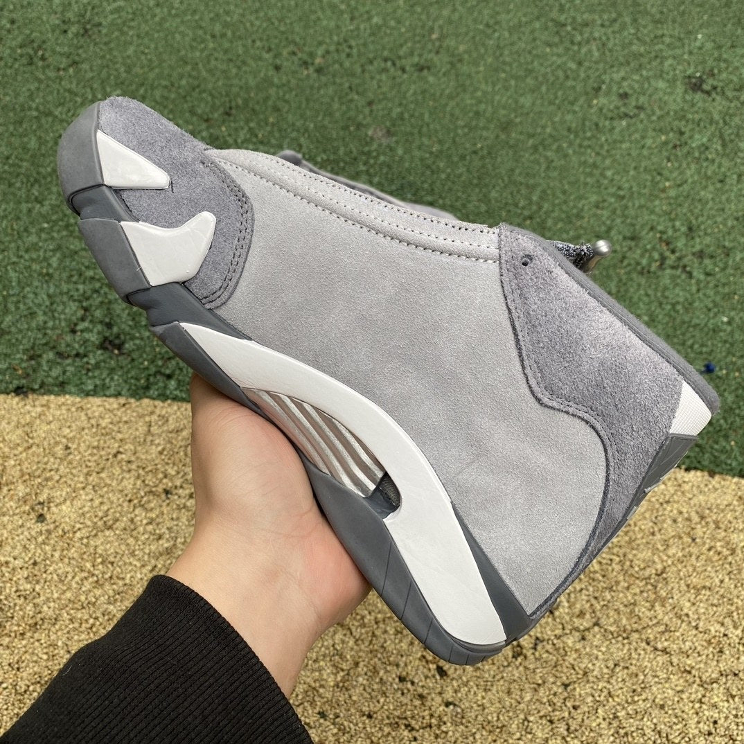 Air Jordan 14 Grey Suede