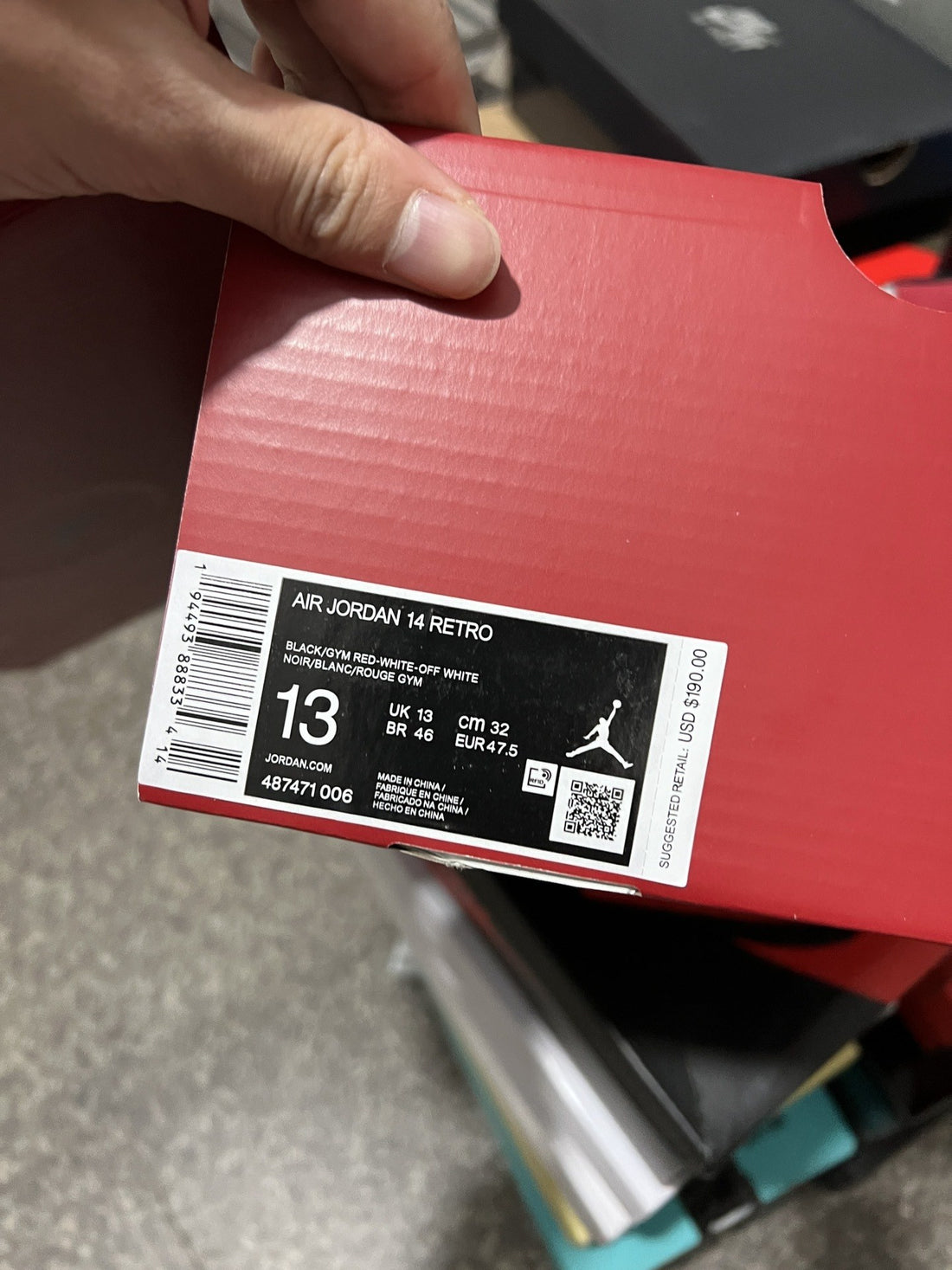 Air Jordan 14 Gym Red