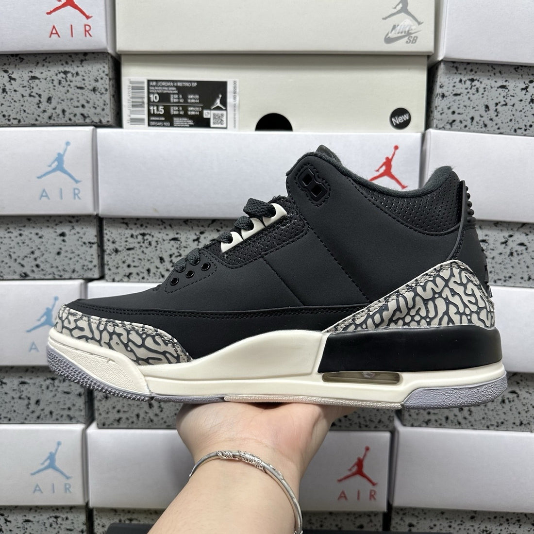 Air Jordan 3 Black Cat Cement