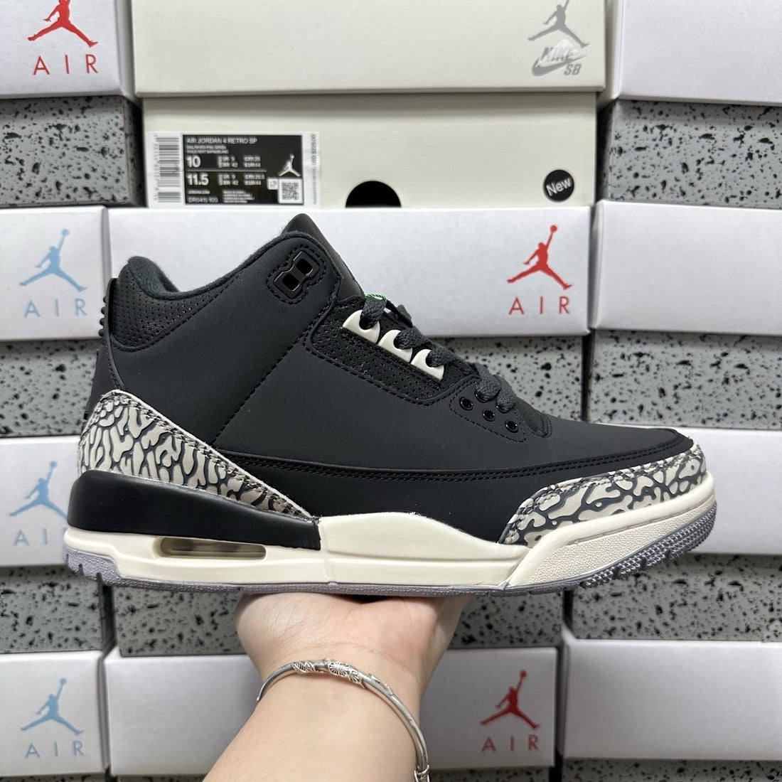 Air Jordan 3 Black Cat Cement