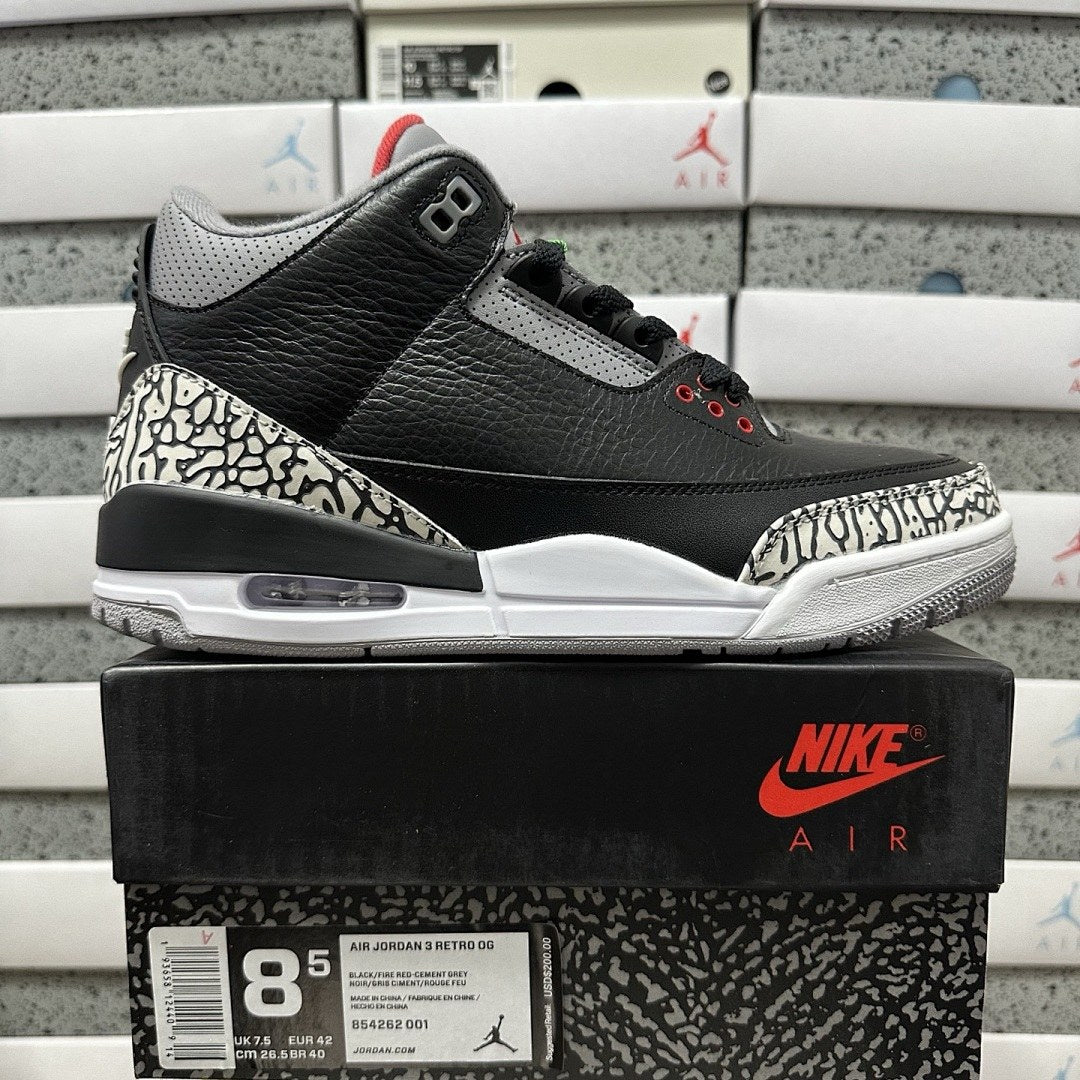 Air Jordan 3 Black Cement Classic
