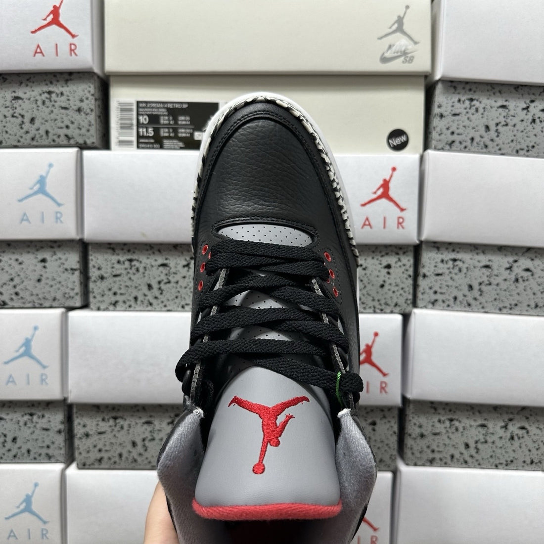 Air Jordan 3 Black Cement Classic