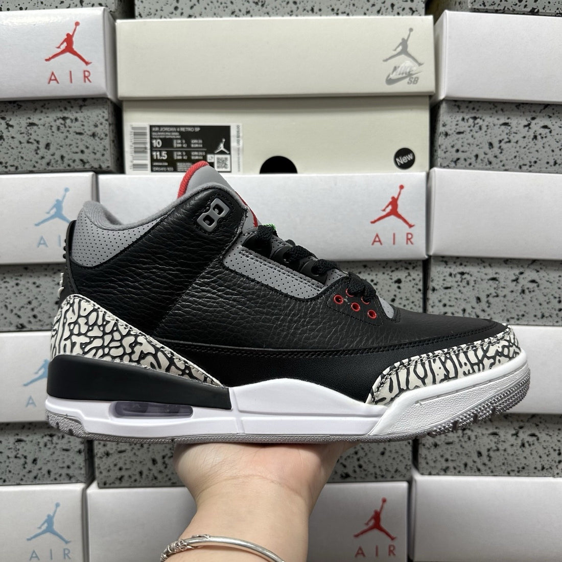 Air Jordan 3 Black Cement Classic