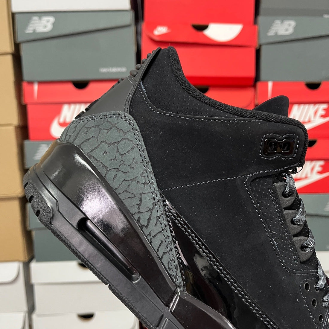 Air Jordan 3 Black Cement Suede