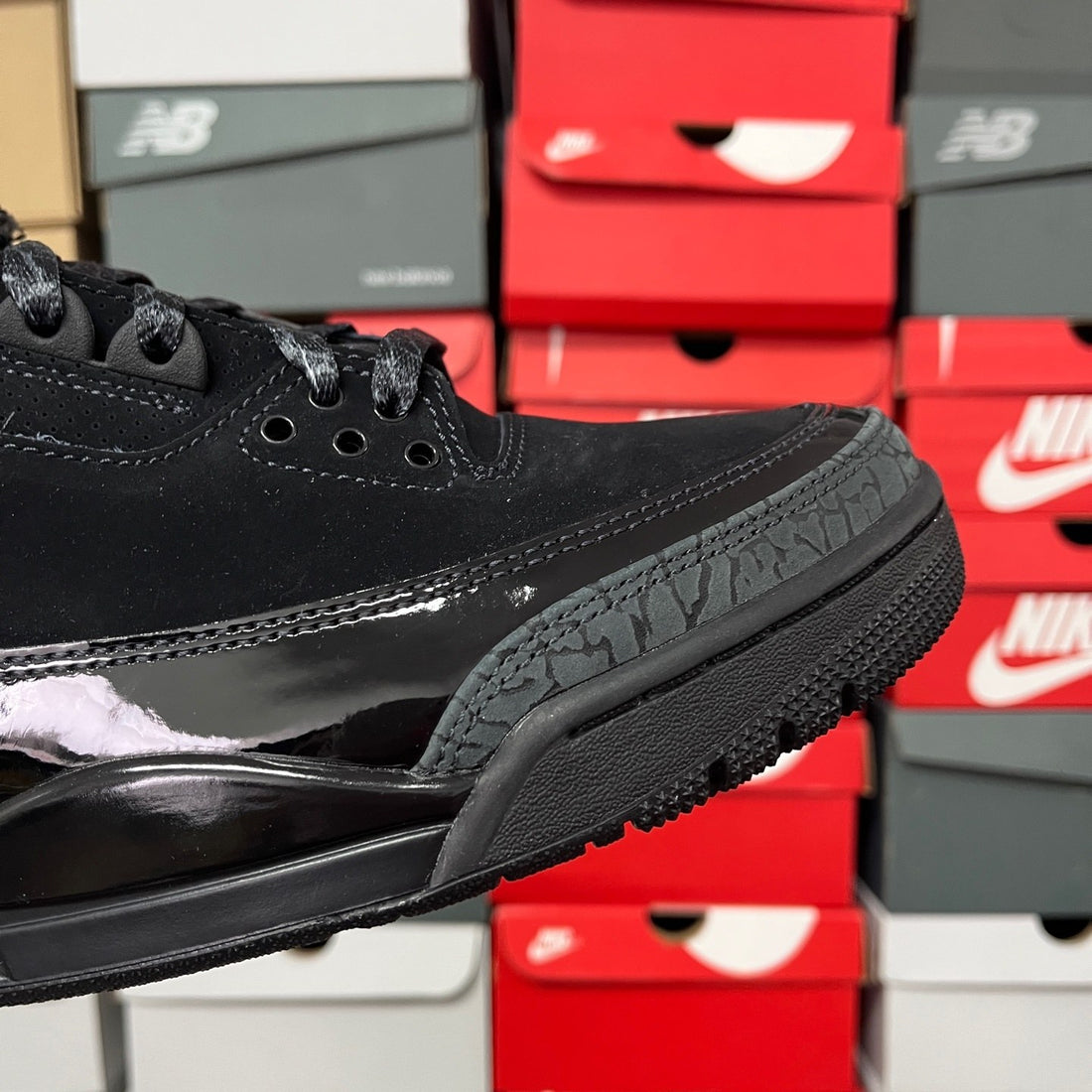 Air Jordan 3 Black Cement Suede