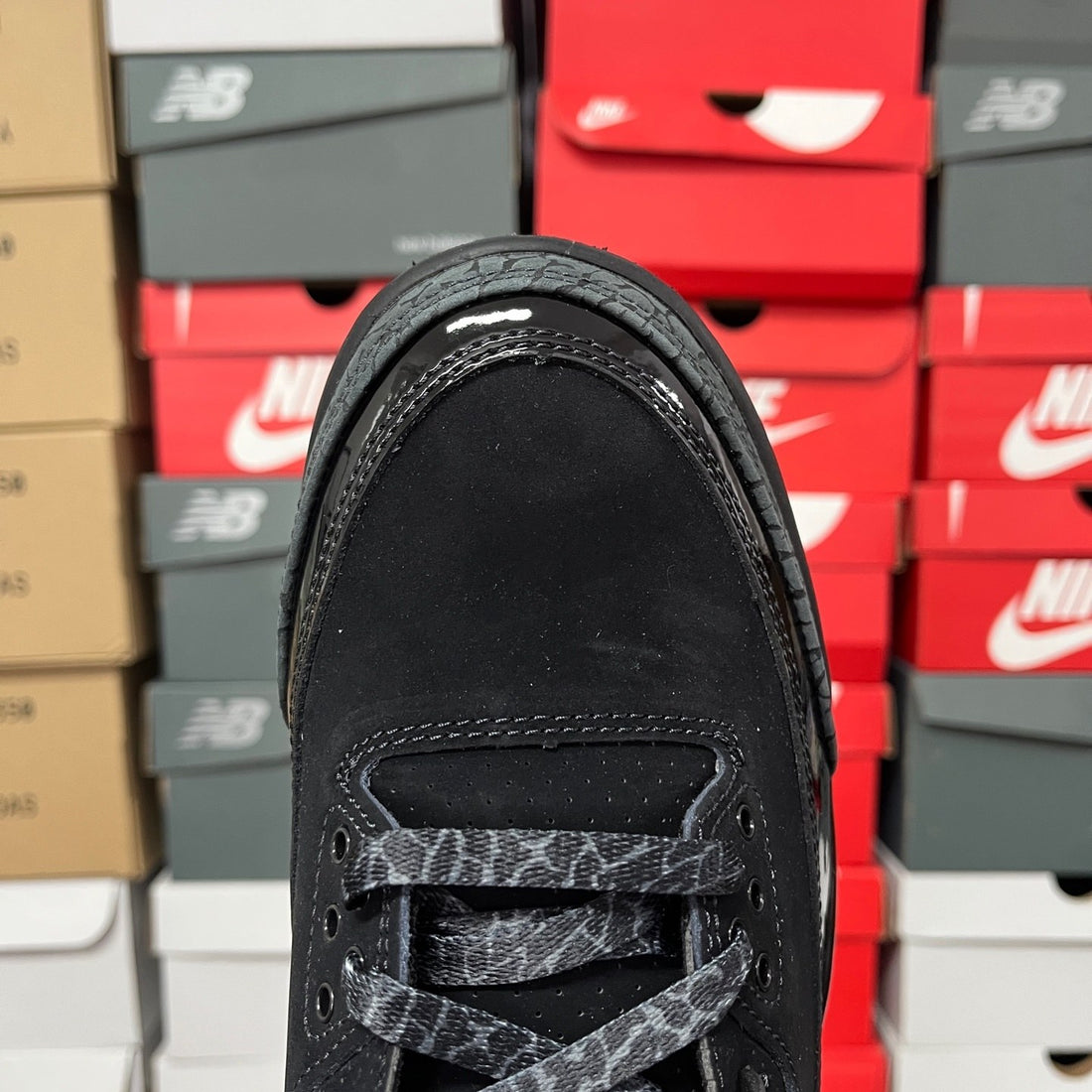 Air Jordan 3 Black Cement Suede