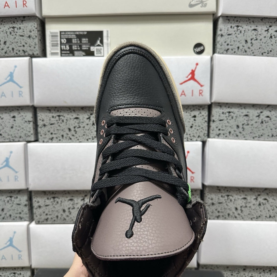 Air Jordan 3 Black Mocha Suede