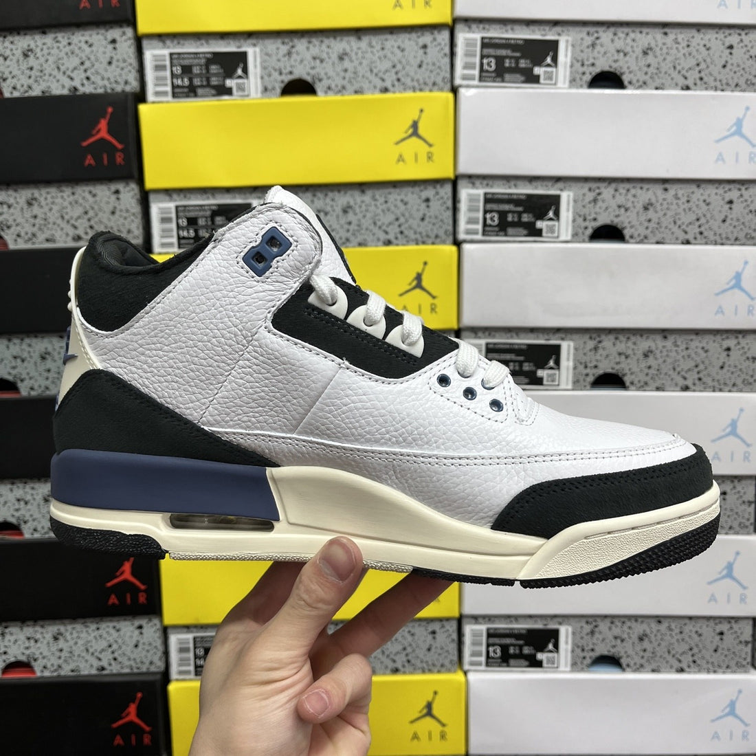Air Jordan 3 Black Navy White
