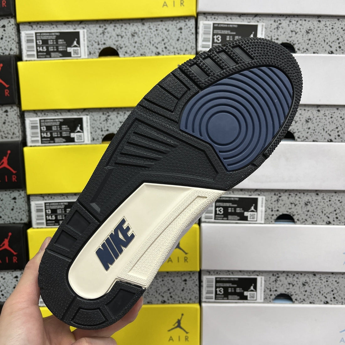 Air Jordan 3 Black Navy White