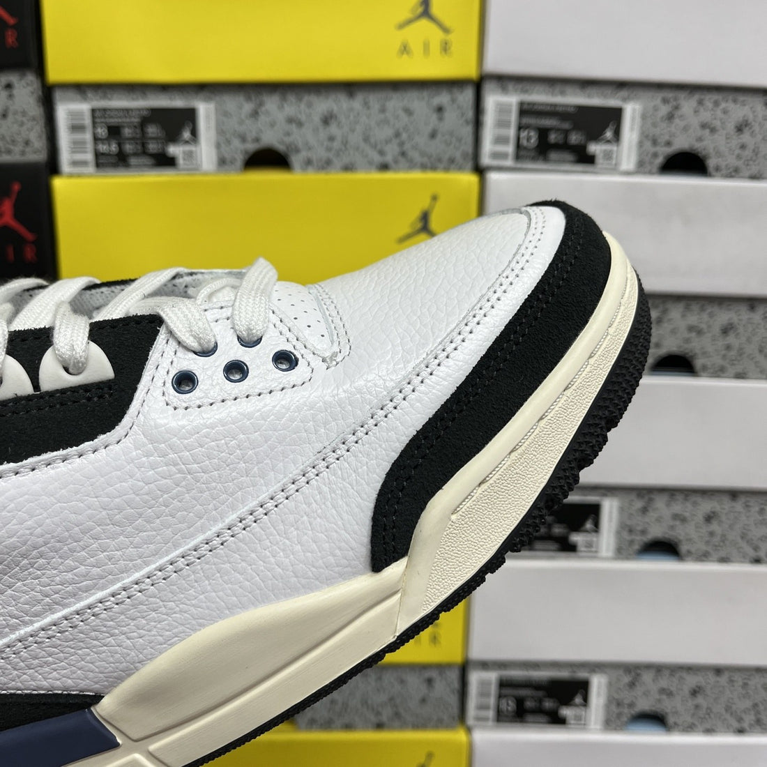 Air Jordan 3 Black Navy White