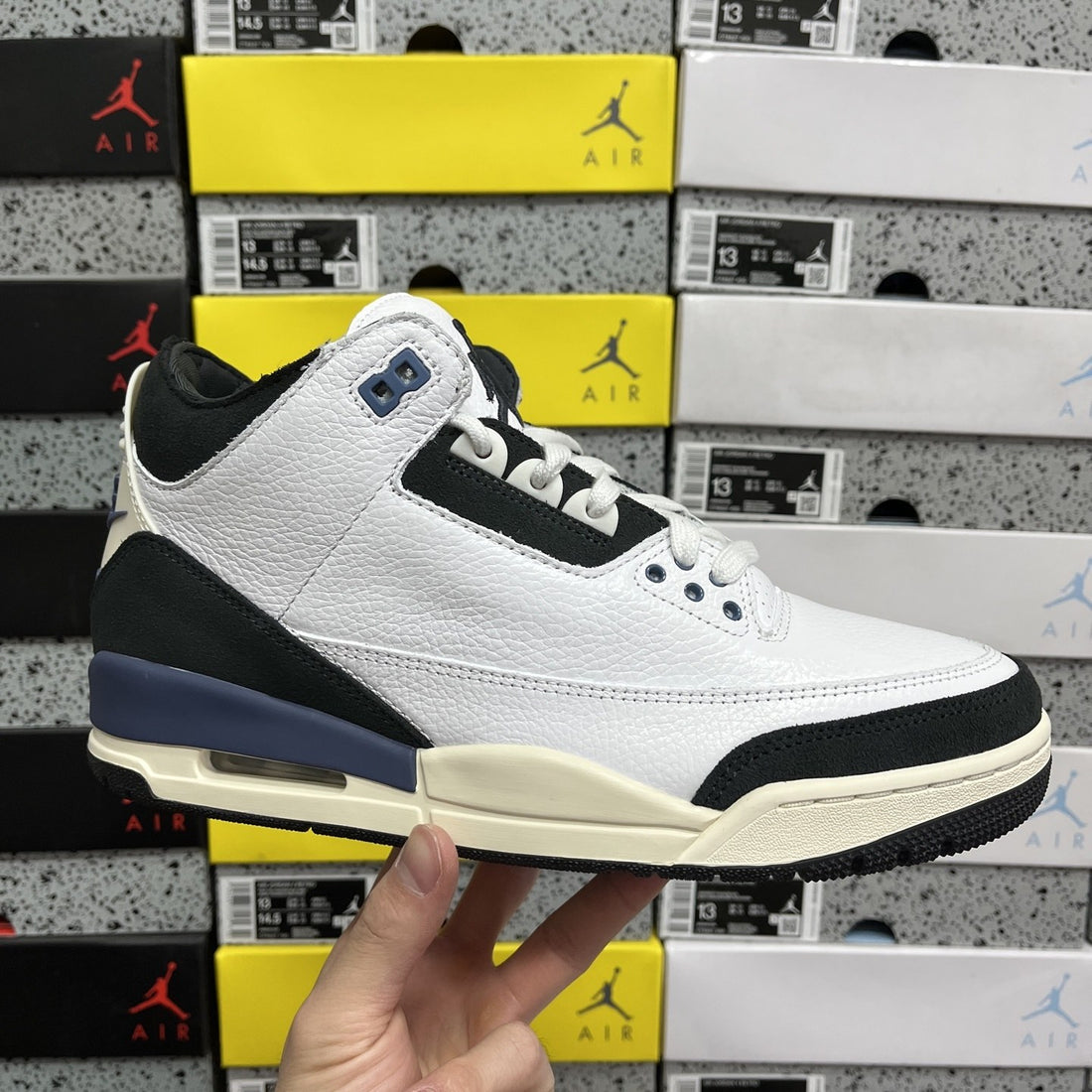 Air Jordan 3 Black Navy White