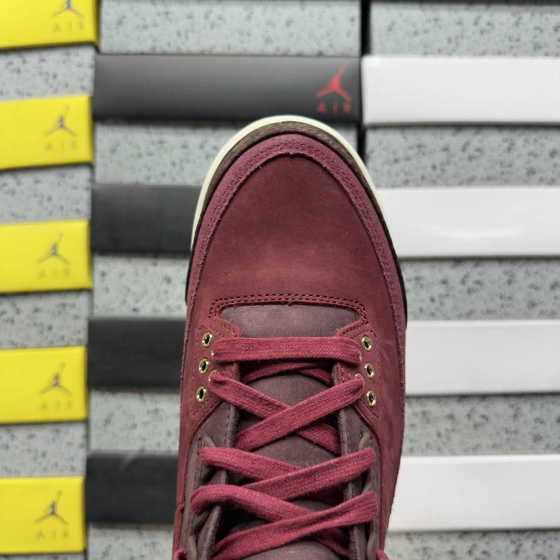 Air Jordan 3 Burgundy Suede