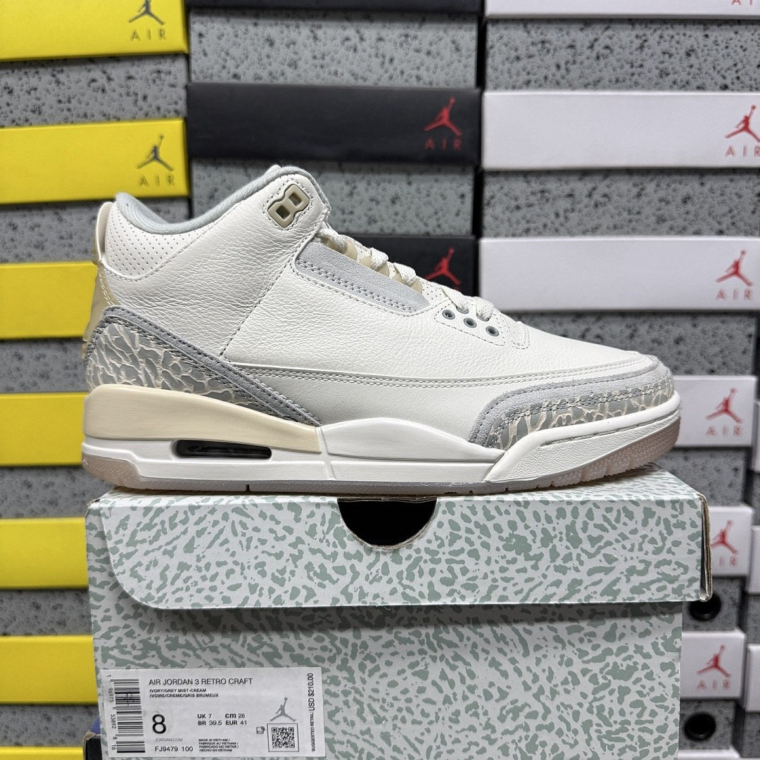 Air Jordan 3 Craft Ivory